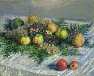 Nature morte aux poires et aux raisins, 1880